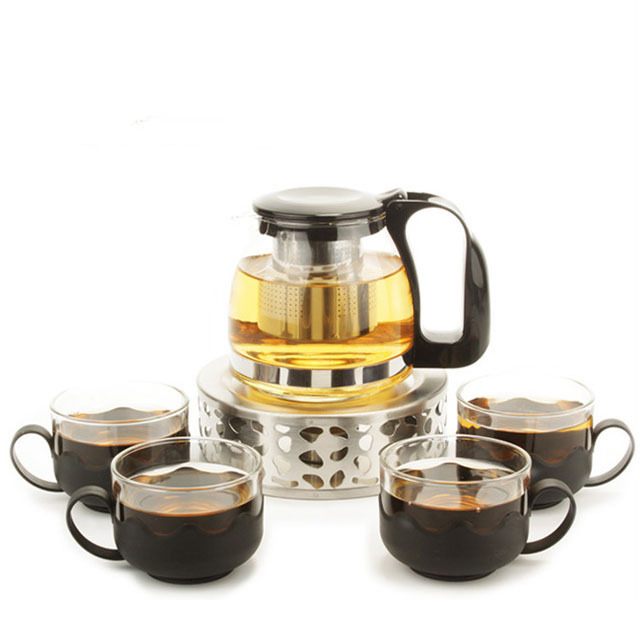 Durable stainless steel tea pot warmer coffee pot warmer kitchenware tools cafe shop for gift set Tea Light Candle