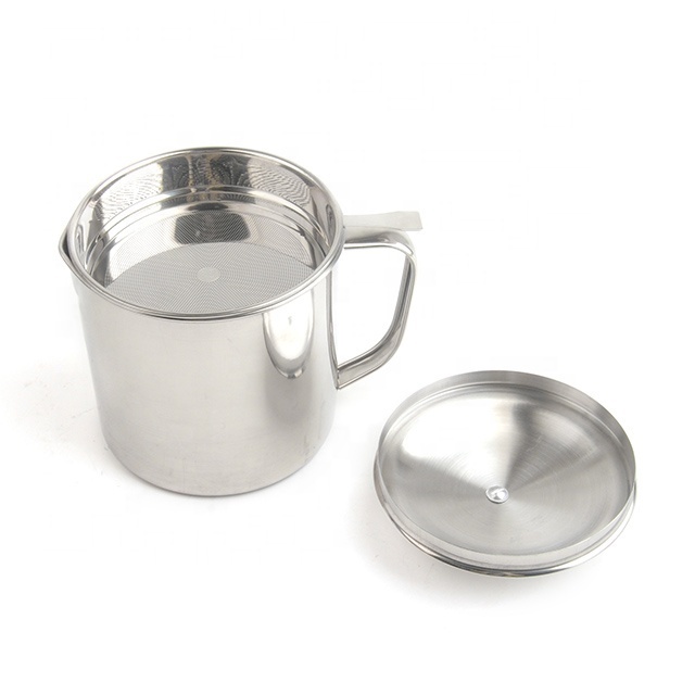 New design hot selling stainless steel oil dispensers pot for kitchen