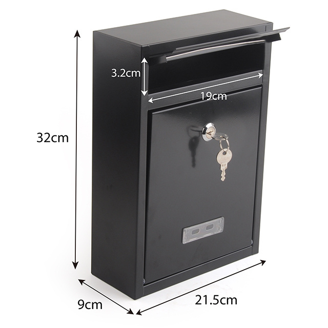 New design mini powder coating outdoor mail box