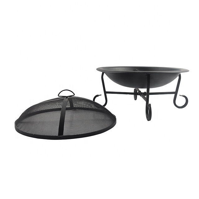 Outdoor garden new design best quality metal fire pit fire bowl with lid