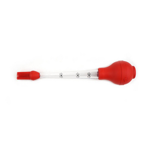 Heat Resistant Silicone Bulb Plastic Turkey Baster Meat Tools