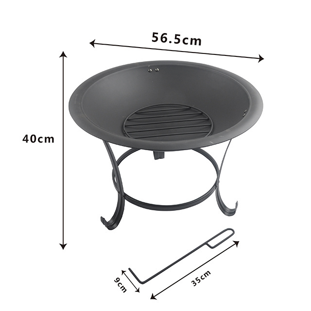 Fire Pit Round Shaped Indoor and Outdoor Garden Fire Pit