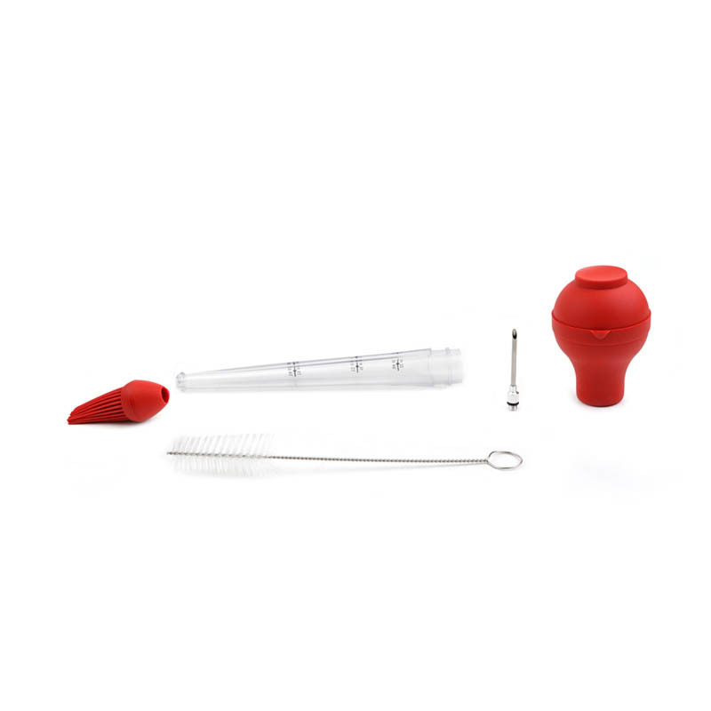 Heat Resistant Silicone Bulb Plastic Turkey Baster Meat Tools