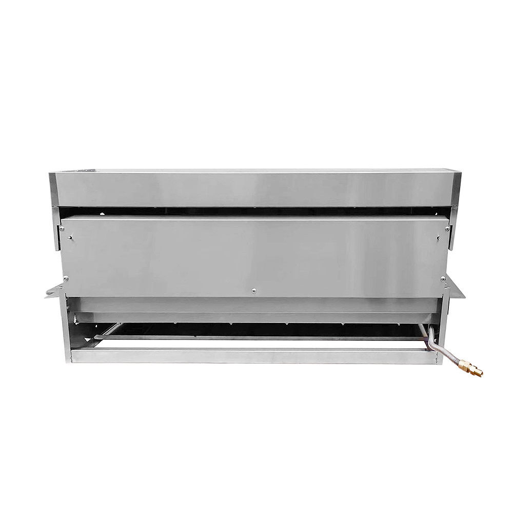 Top Quality Kitchen Built In BBQ Grill For Chicken Full Stainless Steel 6 Burners Outdoor BBQ Gas Charcoal Grilled Chicken