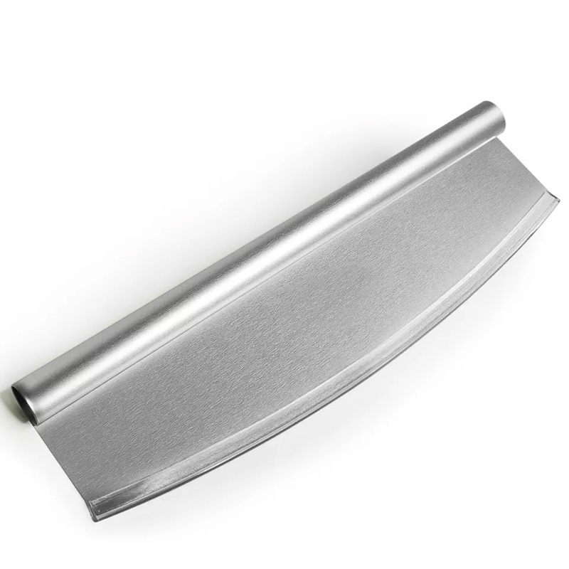 Pizza Cutter Rocker Blade Style Stainless Steel Slicer Knife Pizza Cutter With Protection Cover