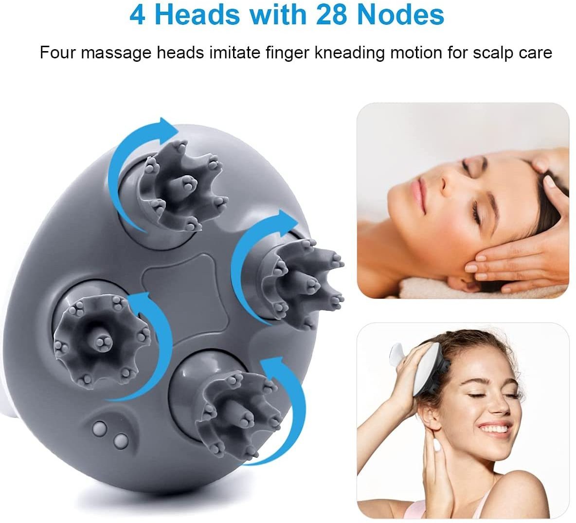 OEM ODM Head Body Scalp Massage Device Hair Massager Brush Scalp Custom Logo Head Massager