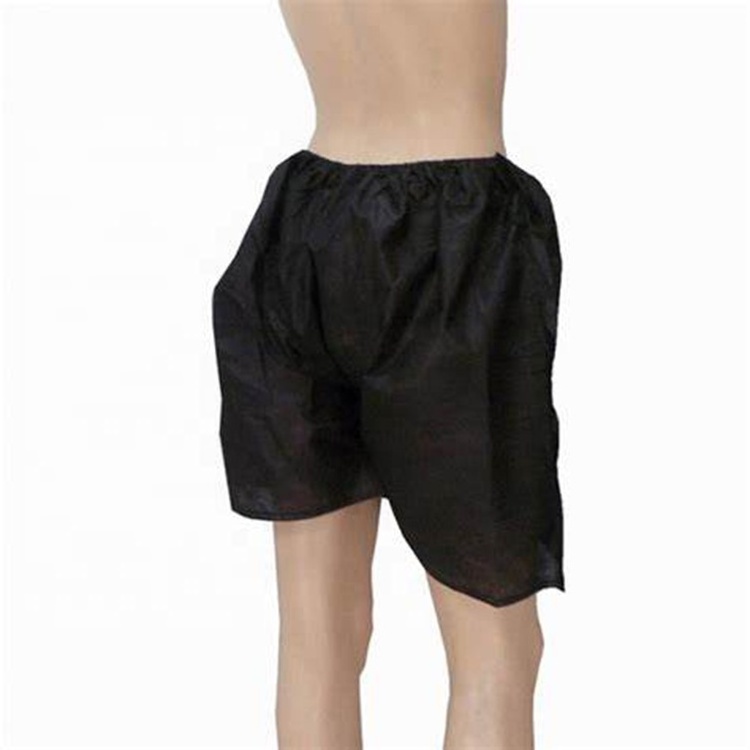 In Stock Polypropylene Nonwoven Disposable Men's Shorts Non-woven Underwears Spa Massage Beauty Tattoos One Time Used Underwear