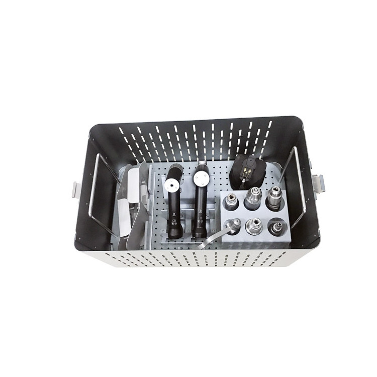 Surgical instrument bone drill sterilization box case tray container big size for orthopedic drill