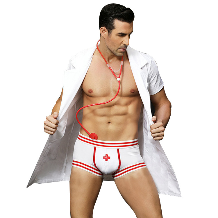 Nightclub Cosplay Men's Sexy Lingerie Sexy Doctor Male Nurse Sexual Uniform Temptation Sexy Lingerie