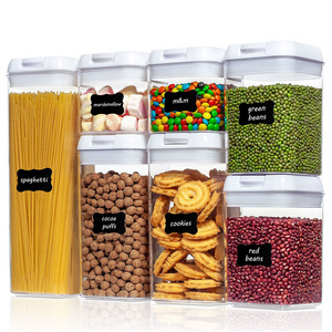 Reusable Dry Food Grain Storage Lock Easily Cereals Container Airtight Food Pantry Organizer