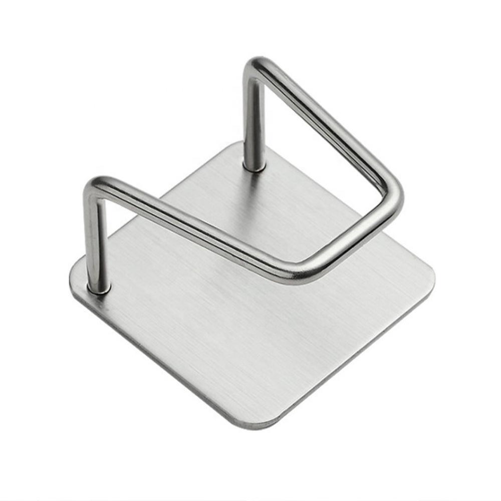 Wall Mount 304 Stainless Steel Sink Caddy Self Adhesive Sink Kitchen Sponge Holder