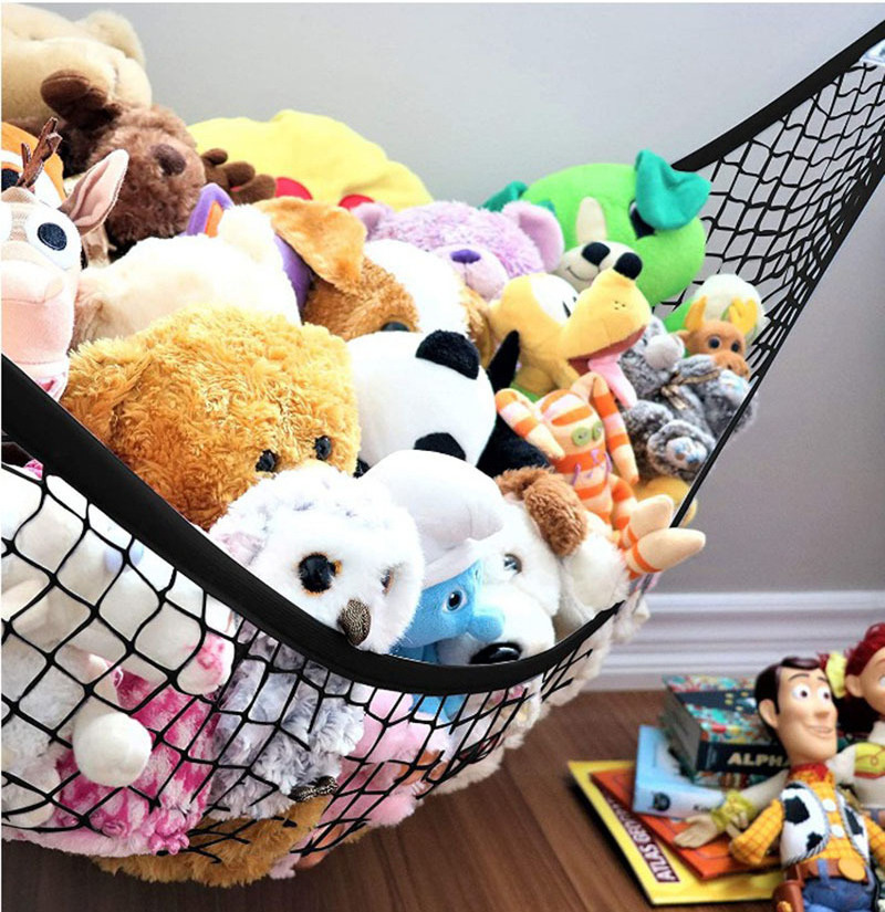 Animal Storage Hammock Stuffed Animal Storage Net Hammock Corner Stuffed Toy Hammock