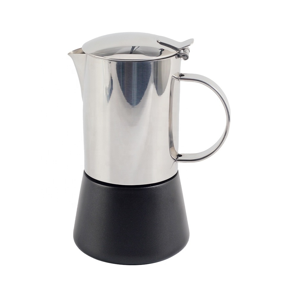 Espresso Stainless Steel Stovetop Percolator 500ml Portable Italian Moka Pot