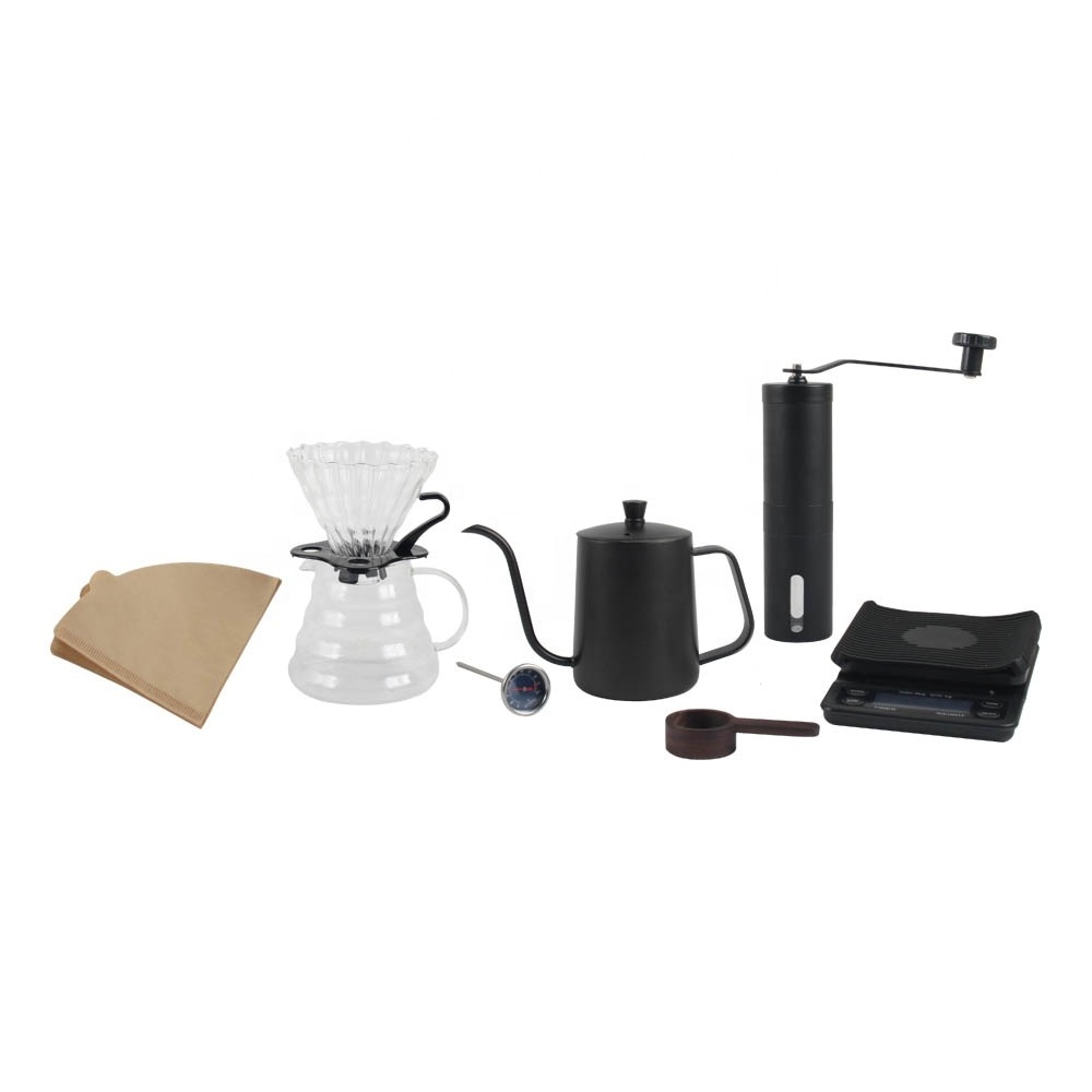 Pour Over Coffee Maker Set Coffee Kettle ALL in 1 Portable Camping Coffee Set for Traveling