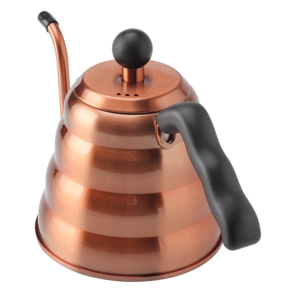 Anti-Rust Stainless Steel Copper Goose Neck Pour Over Tea Kettle