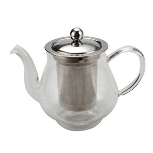 27 oz. / 800 ml Teapot, Glass Tea Pot for Loose Tea, Glass Teapot with Infusers