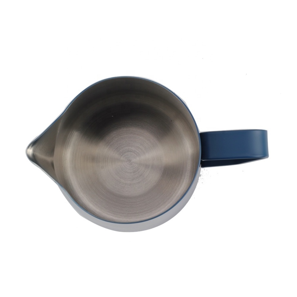 Measurements on Both Sides Inside, Perfect for Espresso Machines, 20 OZ Stainless Steel Milk Frothing Pitcher