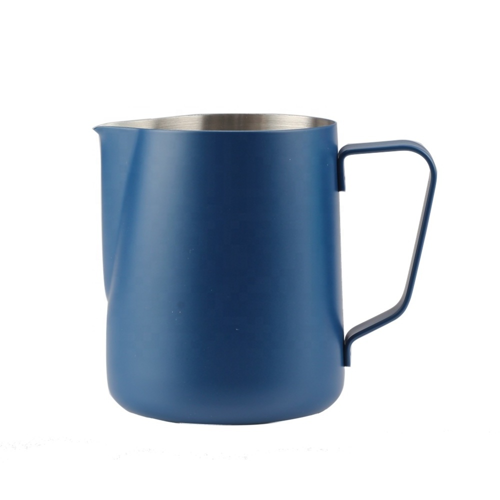 Measurements on Both Sides Inside, Perfect for Espresso Machines, 20 OZ Stainless Steel Milk Frothing Pitcher