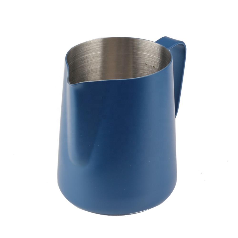 Measurements on Both Sides Inside, Perfect for Espresso Machines, 20 OZ Stainless Steel Milk Frothing Pitcher