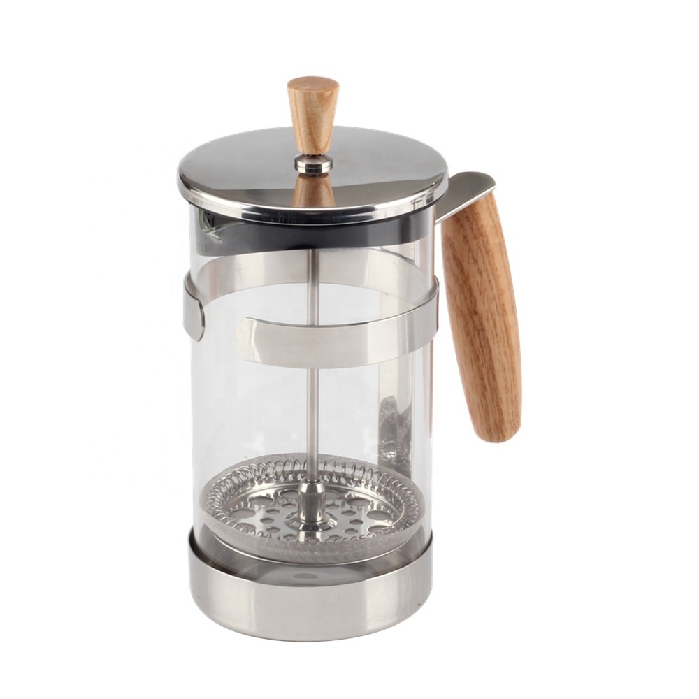 Factory direct selling cheap ceramic coffee french coffee press maker with strainer