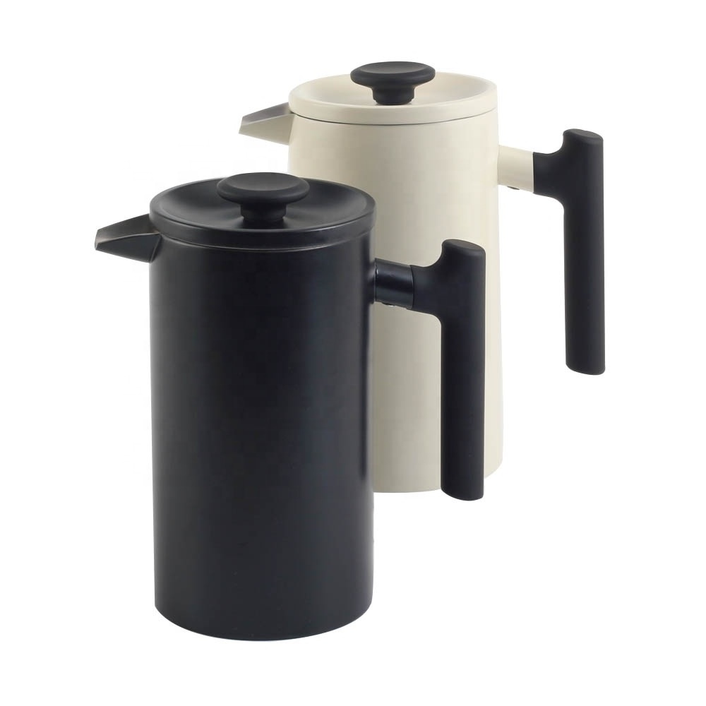 Cafe Pot Kitchen Accessories, 1L Vacuum Double Wall Stainless Steel French Press Coffee Maker