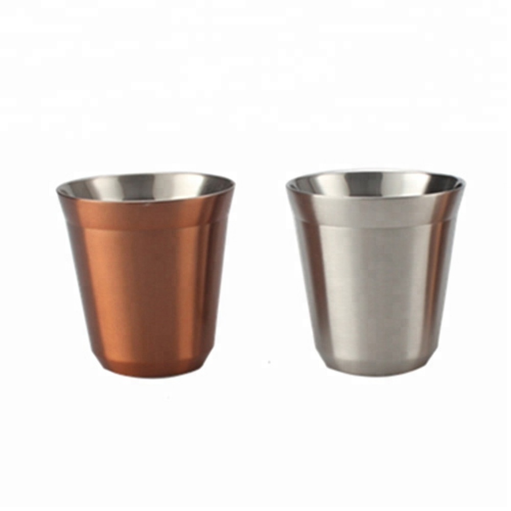 Insulated Stainless Steel Double Wall Espresso Mini Coffee Cup