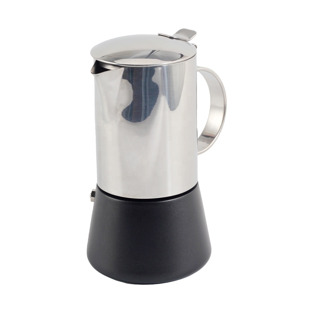 Espresso Stainless Steel Stovetop Percolator 500ml Portable Italian Moka Pot