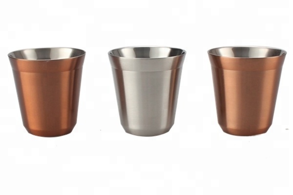 Insulated Stainless Steel Double Wall Espresso Mini Coffee Cup