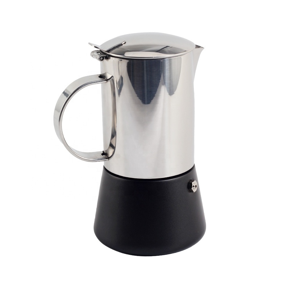 Espresso Stainless Steel Stovetop Percolator 500ml Portable Italian Moka Pot