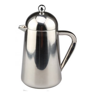 French Press Coffee Maker, 304 Grade Stainless Steel Insulated Coffee Press