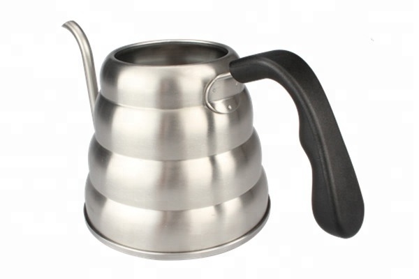 Gooseneck Spout Hand drip stainless steel pour over coffee kettle with thermometer