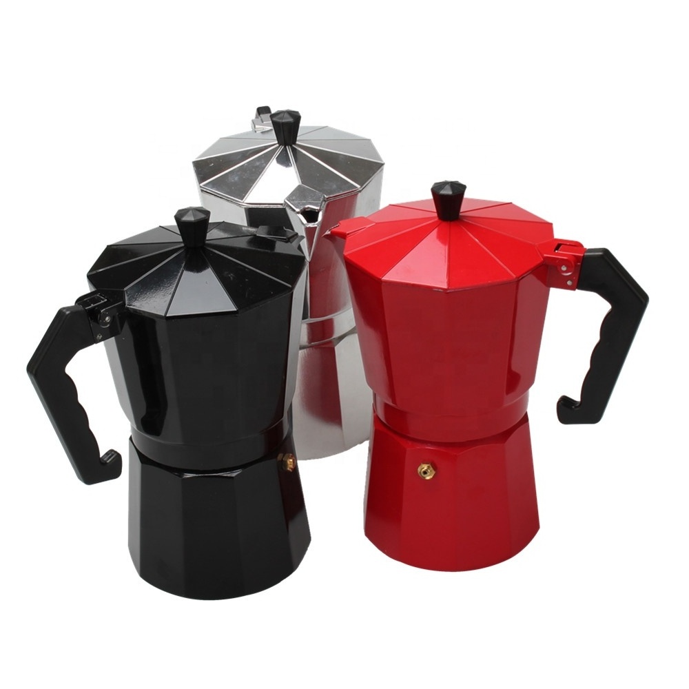 Stovetop Espresso Machine Moka Pot Espresso and Coffee Maker for for Gas or Ceramic Stovetop