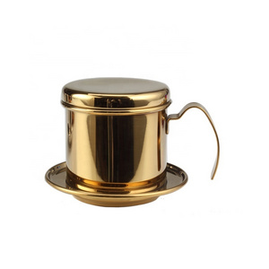 Vietnamese Coffee Maker Filter Phin, Small French Press Portable Cup