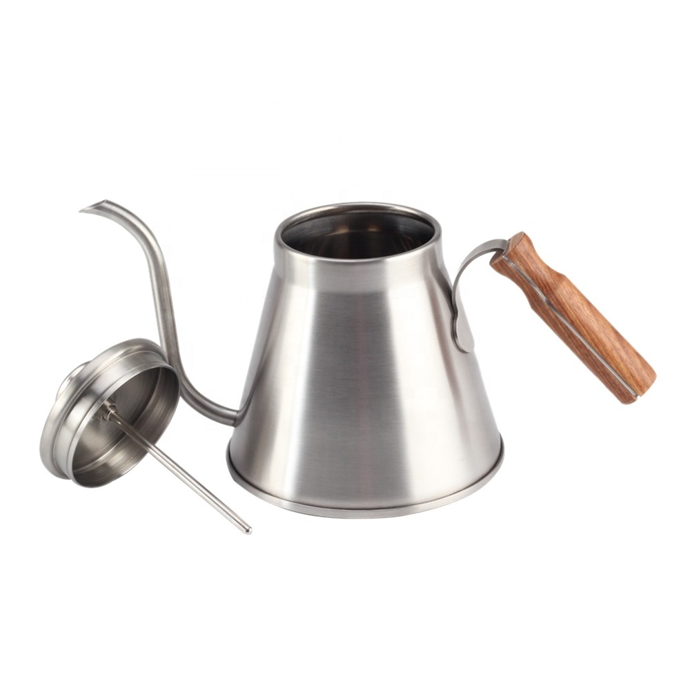 Stovetop Stainless Steel Coffee Kettle 1.2L/40oz, Gooseneck Pour Over Coffee Kettle for Tea and Coffee