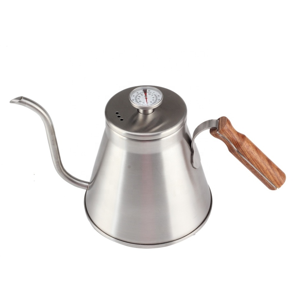 Stovetop Stainless Steel Coffee Kettle 1.2L/40oz, Gooseneck Pour Over Coffee Kettle for Tea and Coffee