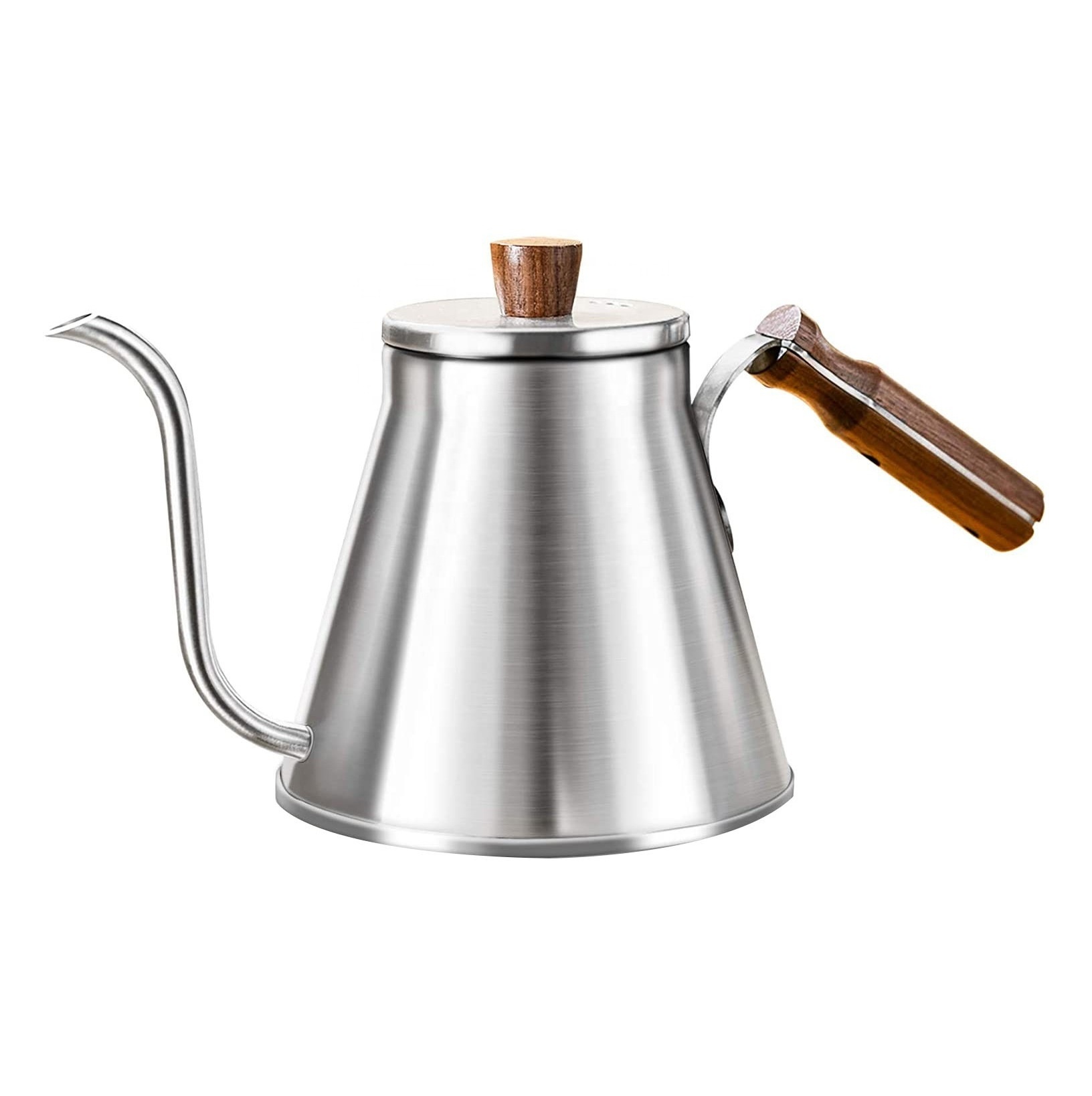 Stovetop Stainless Steel Coffee Kettle 1.2L/40oz, Gooseneck Pour Over Coffee Kettle for Tea and Coffee