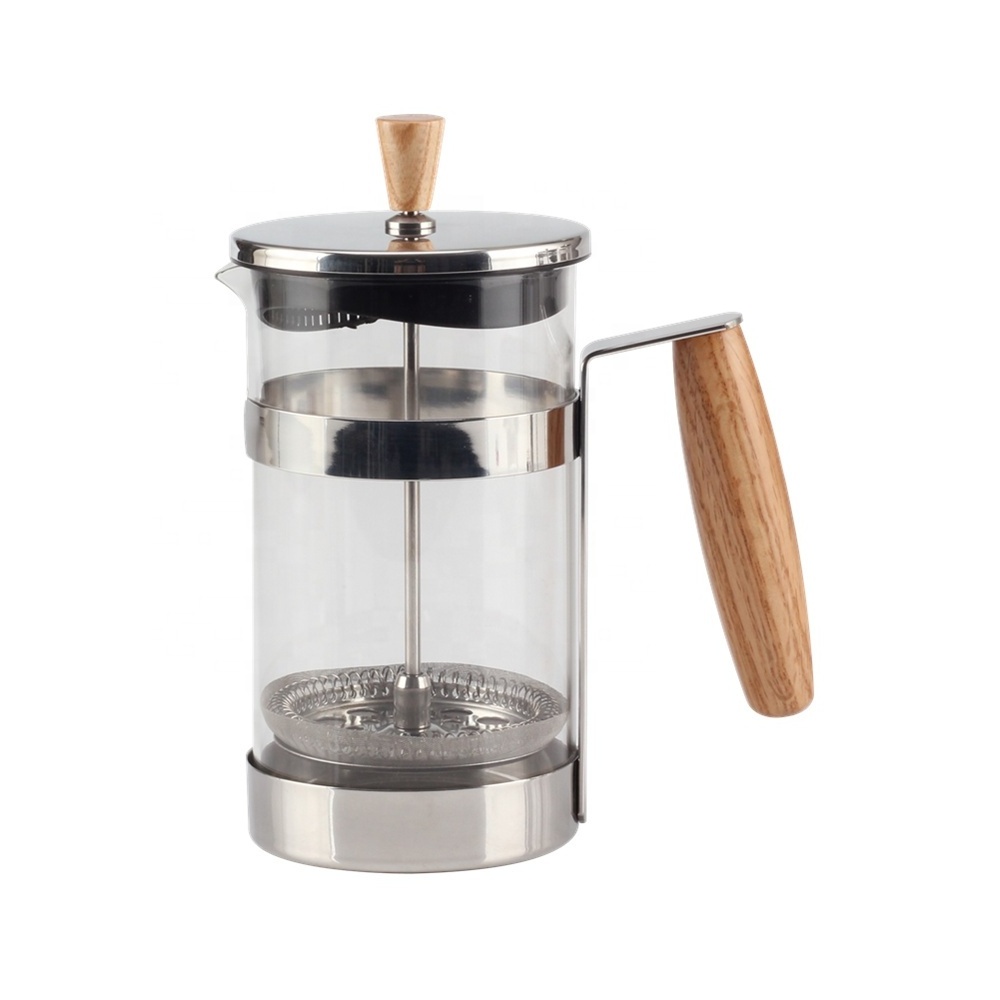 Factory direct selling cheap ceramic coffee french coffee press maker with strainer