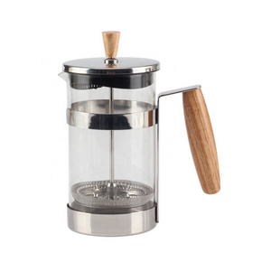 Factory direct selling cheap ceramic coffee french coffee press maker with strainer