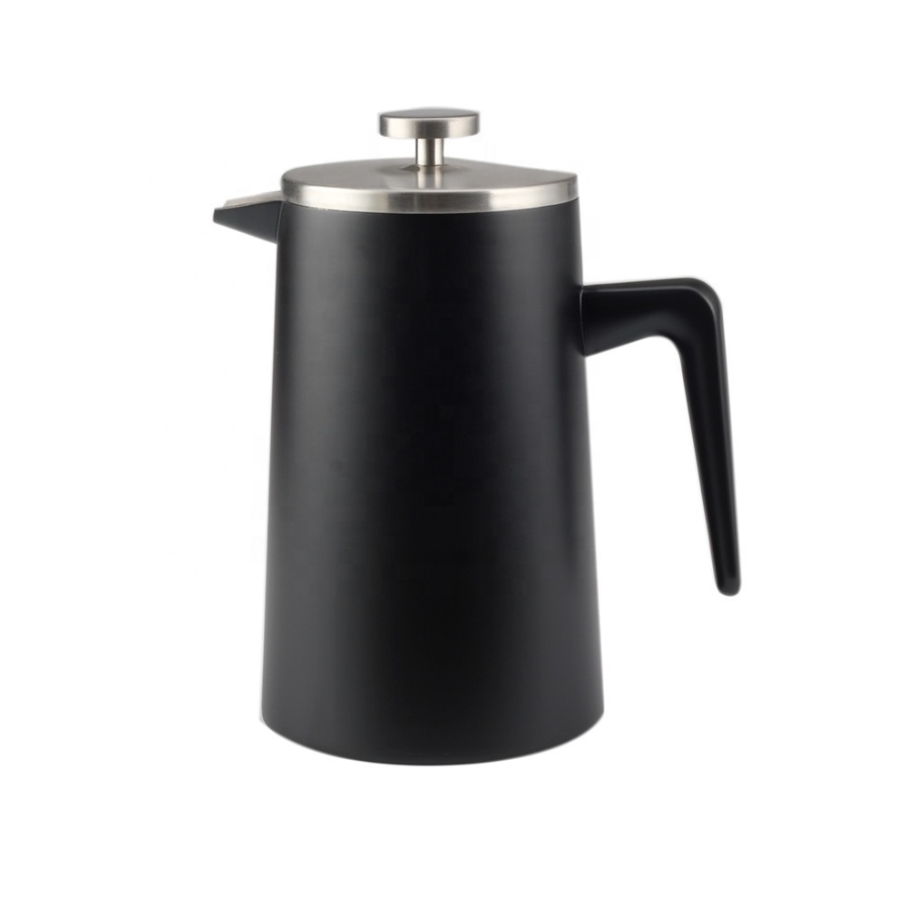 French Press Double-Wall Stainless Steel Coffee & Tea Maker,1.0L