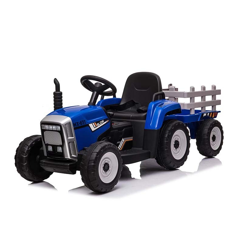 WDXMX611 Tractor with drag bucket new electric ride on car 12 volt remote control car