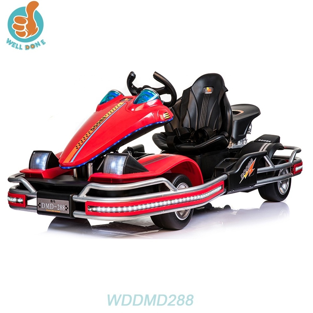 CE approved new go kart car, 3 seat can sit three kids, big strong WDDMD288