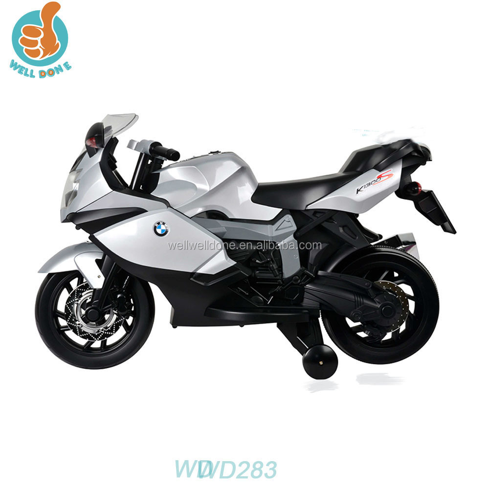 Licensed BMW motorcycle children motor car toy with music and lights WD283