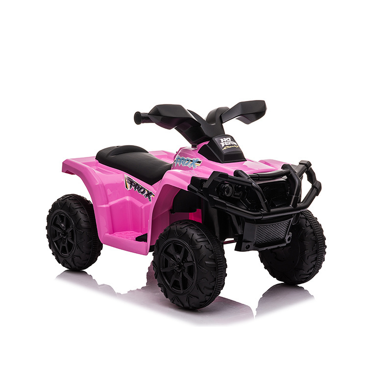 Motors Kids ATV Kids Quad 4 Wheeler Ride On with Battery Electric Power Lights in Pink Motorcycle for Girls