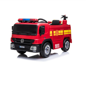 WDSX1818 New Ride on Toys Kids Electric Fire Truck with Water Gun, Hat, Fire Extinguisher