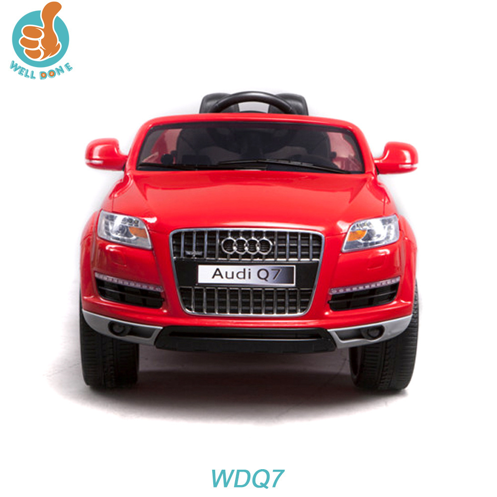 WDQ7 Licensed Audi q7 Suv Baby Ride On Toy Car, With Music And Horn, Fashion Kids Toy Car With Mp3 Port