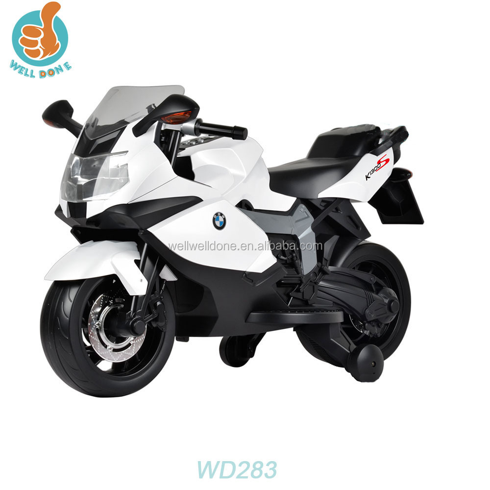 Licensed BMW motorcycle children motor car toy with music and lights WD283