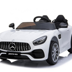 Licensed WDBDM0920 Mercedes Benz GT multi-functional kids baby car, with power display push car