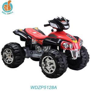 Popular electric car for kids to drive, with big wheel strong power toy quad, kids favorite toy for fun WD5128A