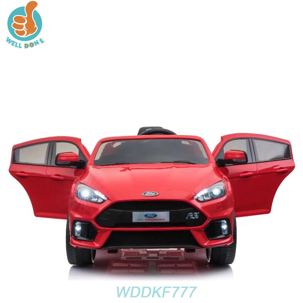 WDDKF777 Hot Sell Licence Electric Ride On Car With Remote Control Kids Electric New Four Wheeler Car