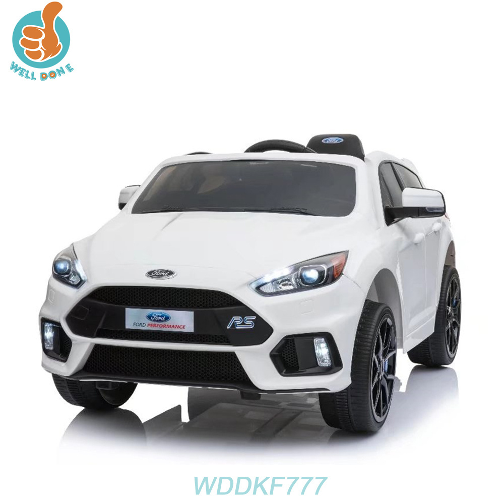 WDDKF777 Hot Sell Licence Electric Ride On Car With Remote Control Kids Electric New Four Wheeler Car